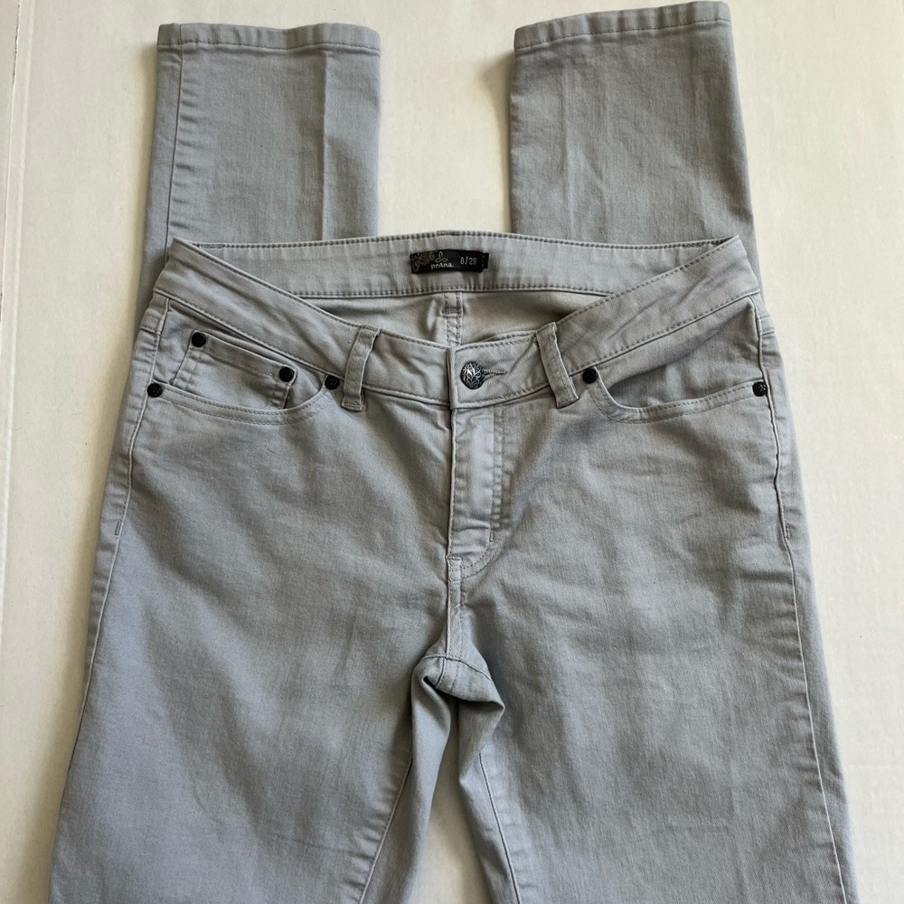 PrAna Light Gray Skinny Pants